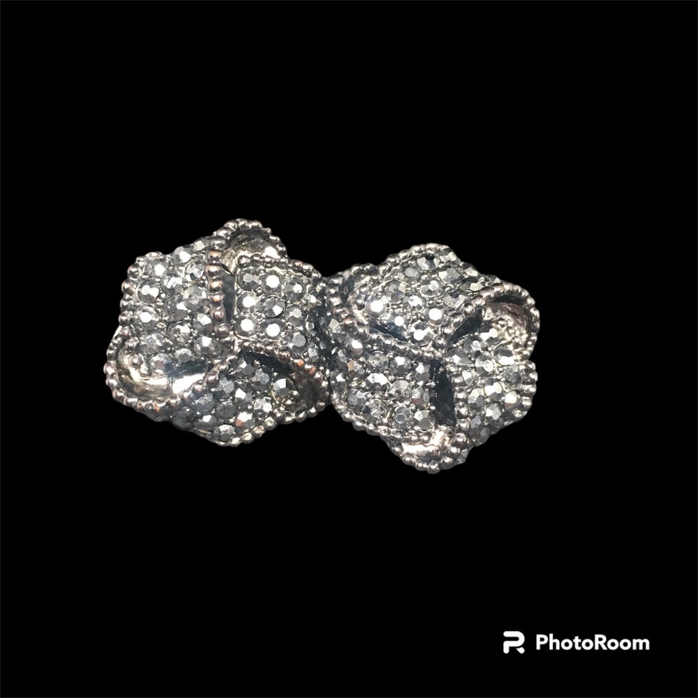 Vintage black diamond earring